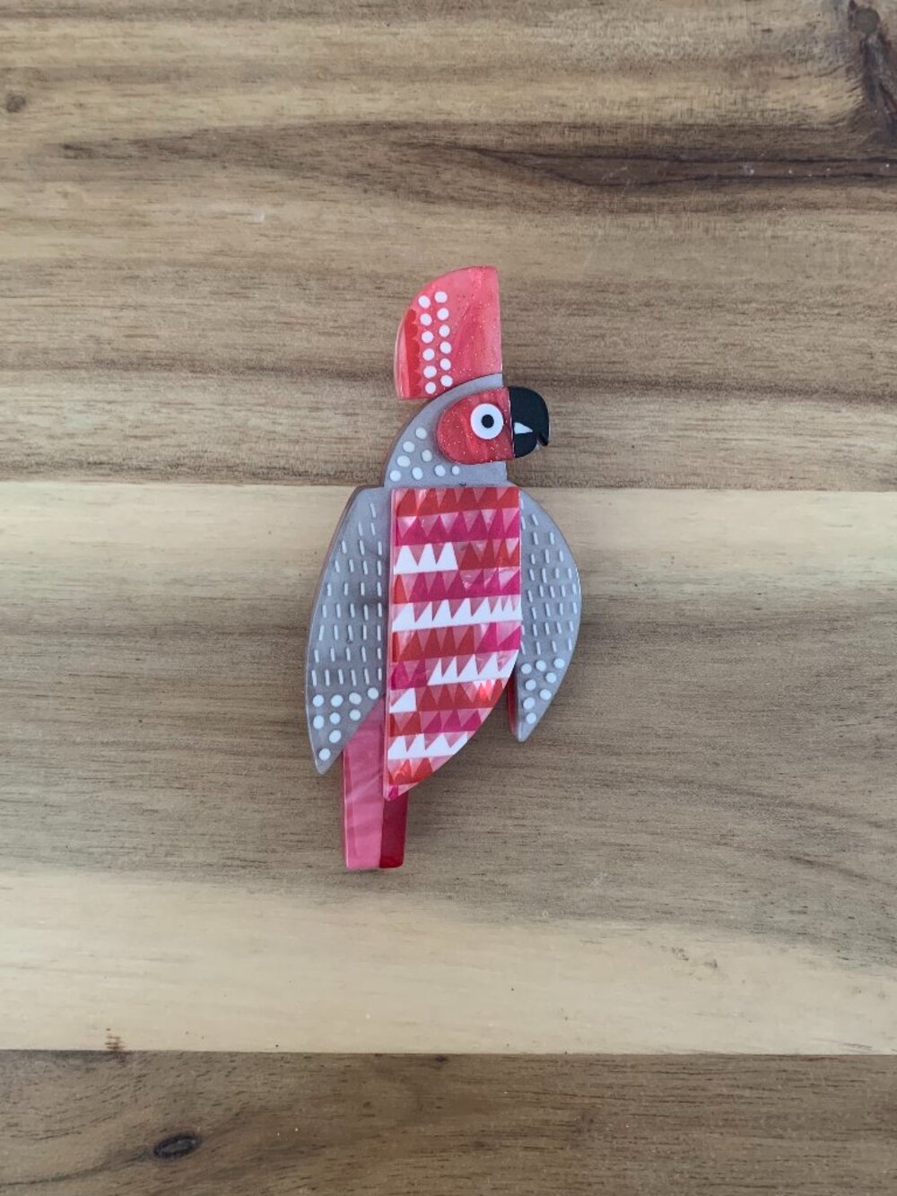 Erstwilder A Cockatoo Named Squawk brooch bird pin NWOT